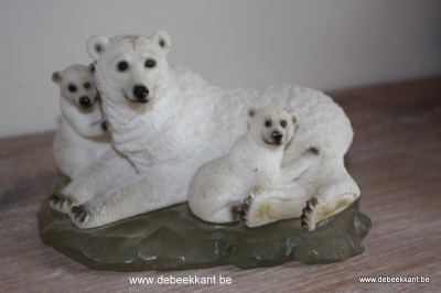 Vintage ijsberenfamilie